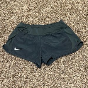 Women’s Nike Dri Fit small charcoal grey lined shorts. EUC